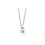 Gucci Ghost Ripats H&otilde;bedast Ehted 925 H&otilde;bedast Kaelakee Unisex kaelakee 455315-J8400-0701 Silver