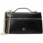 Calvin Klein Elegantne t&ouml;&ouml;le k&auml;iv metallt&auml;htedega ketiga kott Naiste k&auml;ekotid Must 4F1134G-UB1 Basic Set (Bag)
