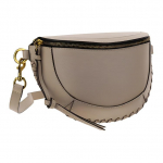 Isabel Marant Kootud kott lukuga Nahast Crossbody &otilde;lakott Unisex kotid Khaki BJ0002-22P022M-BEIGE Basic Set (Bag+Dust Bag)