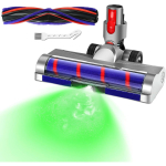 Lemige LED Rohelise Valguga Pea Asendusosad Dyson V7 V8 V10 V11 V15 Juhtmeta Tolmuimejale, Kiirvabastusega LED-valgusti Lisad A gray