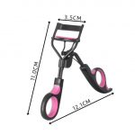 Kahev&auml;rviline k&auml;epidemega lokkis ripsmete klamber, kunstlike ripsmete abiline, kulmude trimmer, terasest n&otilde;el, kaasaskantav