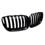 1 paar autov&otilde;re &uuml;herealine kriimustuskindel ABS auto esikattev&otilde;re 51137113733 51137113734 BMW X5 E53 04-06 jaoks must