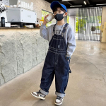 Laste teksap&uuml;ks-tunked Poiste traksip&uuml;ksid Tunked Streetwear Laste vabaaja teksap&uuml;ksid Rihmad Traksid 120cm sinine