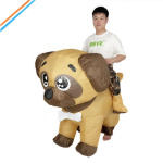 Mopsi t&auml;ispuhutav kost&uuml;&uuml;m Multikakujuline nukk Rekvisiidid Halloweeni pidu Vanema ja lapse tegevus KOERTE COSPLAY Pug adult 150-190cm beige