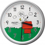 RHYTHM SNOOPY Seinakujund Pidev Sekund Snoopy M19 Kell, Analoog, Osuti, H&otilde;bedane, 8MGA40-M19
