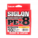 Sunline PE Line X8 Siglon 300M PE 0.6 10LB Oranž (2479)