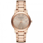 Burberry BU9034 Roosa sihver Roosa kullatooni Naiste k&auml;ekell 38mm roosa kuldne v&auml;rv