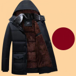 Talvine Paks Meeste V&auml;litingimustes Parka Mantel Pluss Suurus Karusnahast Voodriga Soe Jakk Meeste Suur Taskutega Lume Tuulekindel &Uuml;ler&otilde;ivas Spordi Parkad XXXXXL
