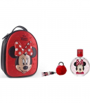 Laste parf&uuml;&uuml;mikomplekt - Minnie Hiir - Tualettvesi 100 ml - Huulel&auml;ige - Tualetikott