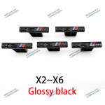 Premium BMW M Power Esiv&otilde;re Embleem L&auml;ikiv Must Embleem Logo Isekleepuv Kleebis X2 X3 X4 X5 X6 Tuuninguks Auto Tarvikud X2M