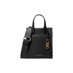 MICHAEL KORS Gigi logo reguleeritav &otilde;larihm veisenahk ja kunstnahk kaasaskantav &otilde;la-crossbody kott tavaline naiste must must