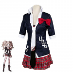Halloween Danganronpa Junko Enoshima Cosplay Kost&uuml;&uuml;m Anime Rollim&auml;ngu Riietus Naiste Cosplay Kost&uuml;&uuml;m S must