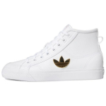 (NAISTE) adidas Nizza Trefoil Hi 'Cloud White Gold Metallic' Naiste H01134 EU 36