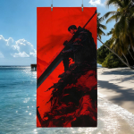 Berserk Jaapani Anime lahe r&auml;tik Kiiresti kuivav R&auml;tikud Sobivad Basseinide, telkimise, jooga ja spordisaali jaoks STJ150x260CM