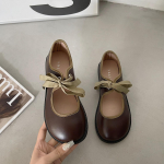 Naiste Sandaalid 2024 Elegantne Kontori Naiste Kingad ja Sandaalid Naiste Vabaaja Kingad Ruudukujulise Kontsaga Sandaalid Slip-On Naiste Lamedad Kingad 35-Insole 22.5 cm pruun