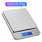 AccuWeight Digitaalne k&ouml;&ouml;gikaal Roostevabast terasest toidukaal LCD-ekraaniga toiduainete t&auml;pseks kaalumiseks Dieet