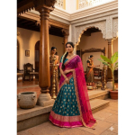 India traditsiooniline etniline Lehenga Choli Dupatta komplekt naistele disainer-Lehenga kleit black