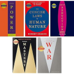 5 raamatut komplektis Robert Greene'ilt Pehmekaaneline UKN1319 blue
