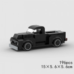 F100 MOC Auto Pikap Klassikaline Maastikuauto Tellismudel Ehitusplokk Tehniline J&otilde;ulukink Linna Loominguline M&auml;nguasi