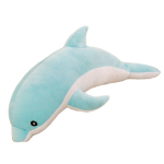 35-130 cm suure suurusega Kawaii delfiinide pl&uuml;&uuml;sis m&auml;nguasjad, armsad t&auml;idisega pehmed loomapadja nukud Bys t&uuml;drukutele magamispatja kingituseks 50cm