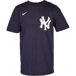 Nike X MLB T-s&auml;rgid Meeste Merev&auml;esinine &Uuml;mmarguse kaelusega M&otilde;&otilde;dukas sirge l&otilde;ige 3Z3B7SA4D-NYYDJ M10/12