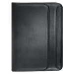 Nahast kaust-kinnitaja Padfolio &Auml;ridokumentide planeerija Nahast kaust-korraldaja t&otilde;mblukuga (Black,13 x 10 x 1 inches(33.02x25.40x2.54cm)) must