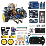 LAFVIN Nutika Robootika Auto Komplekt Arduino jaoks 2WD Robootika Komplekt STEM / Graafiline Robootika Auto Stardikomplekt &Otilde;petusega