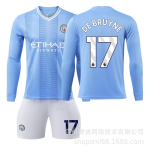 2324 Manchester City kodune s&uuml;gis-talvine jalgpallis&auml;rk 9 Harland 17 De Bruyne 10 Grad 47 Foden t&auml;iskasvanute pikkade varrukatega 28#