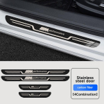Auto roostevabast terasest uksepaksu pedaali welcome kriimustusplaat BMW M Performance F30 F20 F10 F18 F22 F01 X3 X4 F06 M3 M5 jaoks Tarvik