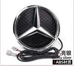 Auto Esiosa Grillitud T&auml;he Embleem LED Valgustusega Logo Valge Sinine Punane Valgus Mercedes Benz amg W253 W204 W205 W213 glc gle w166 w176 W213 White light