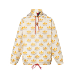 GUCCI x Adidas Originals Jakk Unisex Elevandiluu Valge 696651-Z8A2I-9233 44 white