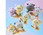[Ametlik] 2026 ATEEZ koos LINE FRIENDS MIGHTEEZ WONDER ROOM POP-UP POE kaupadega 018 BABY PLUSH / DDangyo gray