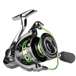 Uus hiiglaslik t&auml;ismetallist suure p&uuml;&uuml;giv&otilde;imsusega spinning p&uuml;&uuml;girull 18 kg Max Drag 7+1 kuullaagriga alumiiniumpool s&uuml;sinikkiust t&otilde;mbe merevee p&uuml;&uuml;gipool 5000 Series black