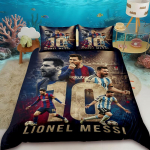 Tekikate Lionel Messi Jalgpalli Superstaar Voodipesukomplekt Tr&uuml;kitud Tekikate Voodipesukomplekt Pehme Kuninglik T&auml;issuuruses Voodipesukomplekt Poisile 140x200cm