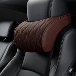 Premium Auto Sisekomplekt - M&auml;luvahust Kahepadi Nimmepiirkonna Tugi brown headrest