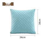 Laste pestav sametist sensoorne vibreeriv padi - t&auml;iuslik j&otilde;ulukingitus 34cm x 34cm taevasinine v&auml;rv