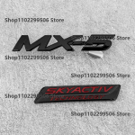 Mazda MX5 l&auml;ikiv must ABS Esiv&otilde;re Embleem Tagaluugi M&auml;rk t&auml;hed Kleebis Mazda MX-5 Miata NC ND Logo Tarvikud MX5 NC