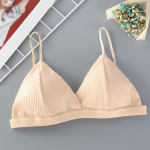 French Triangle Cup Sexy Thread puuvillane rinnahoidja aluspesu naiste suverinnahoidjad &otilde;mblusteta bralette