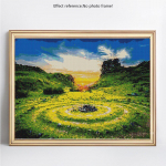 5D teemantmosaiigist maalilised pildid kividega, t&auml;ispuuritud teemantmaal 20X30