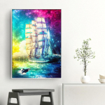Teemantmaalimise tarvikud T&auml;is&uuml;mmargune teemant Scenic Crystal Tikandid Teemanttalu sisekujundus 20X30CM