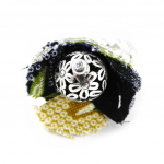 Les Tr&eacute;sors De Lily [H3044] - Bague cr&eacute;ateur 'Liberty' vert bleu roheline