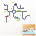 Les Tr&eacute;sors De Lily [Q2424] - Suurte mitmev&auml;rviliste kleebiste  Circuit  leht - 50x70 cm hall