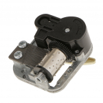 Muusikaliste liigutuste osad isetegemise tarvikud kerimiskruvidega muusikaboksi jaoks, h&otilde;bedane Edelweiss