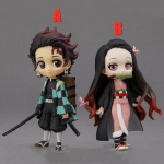 Anime Deemonitapja:Kimetsu No Yaiba Kamado Tanjirou Kamado Nezuko armsad PVC m&auml;rulim&auml;nguasjad B