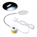 AC110-250V 1W 21LED &otilde;mblusmasina valguslamp, p&ouml;&ouml;rlev nupp, reguleeritav reguleeritav heledus, fikseeritud EU Plug