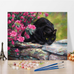 Kunst DIY Maalimine numbrite j&auml;rgi Digitaalne &otilde;limaal Teemantmaal Numbrite maalimine &Otilde;limaal Hobid Kodusisustus 40x50cm no frame