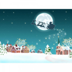 DIY teemantmaali komplekt Talvine maastik J&otilde;uluvana ristpistes abielluda j&otilde;uludega T&auml;isruudukujuline teemanttikandid J&otilde;ulud k&auml;sitsi valmistatud kingitus kodukaunistus Full Round (20X30CM)