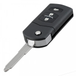 2/3 nupud 433MHz Flip Remote auto v&otilde;tmehoidja ID63 80bit Chip Fit jaoks MAZDA Car 2 M2 Demio /3 M3 Axela/ 5 M5 Premacy / 6 M6 Atenza / 8 M8 3 Buttons