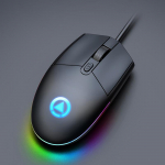 VAORLO ergonoomiline juhtmega m&auml;nguhiir 7 LED-taustavalgustusega USB optiline arvutihiir m&auml;ngurihiired, mis &uuml;hilduvad arvuti s&uuml;learvuti lauaarvutiga must