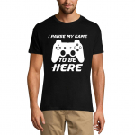 Meeste T-s&auml;rk I Pause My Game, et olla siin &ndash; m&auml;nguriided meestele XS must